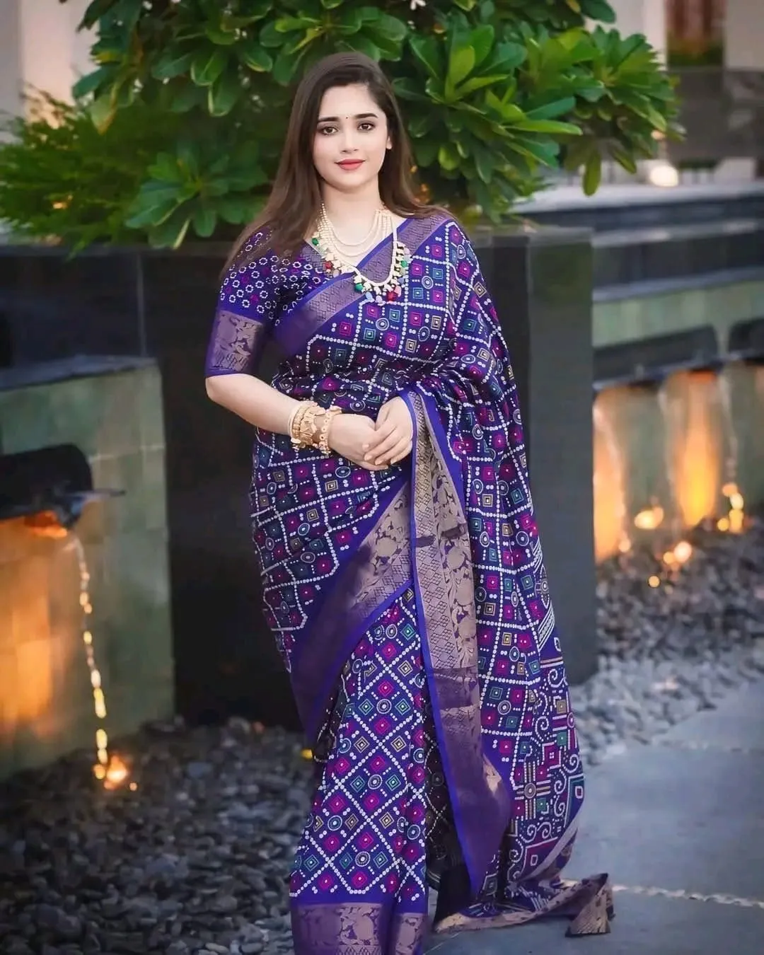Soft Silk Digital Printed Saree With Blouse Piece